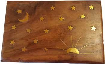 (image for) 4" x 6" Stars & Moon Box