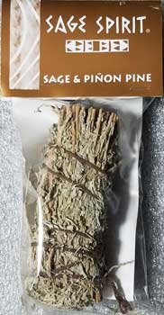 (image for) Sage & Pinion Pine smudge stick 5"