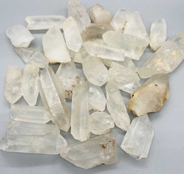 (image for) ~3# Flat of Quartz Laser points