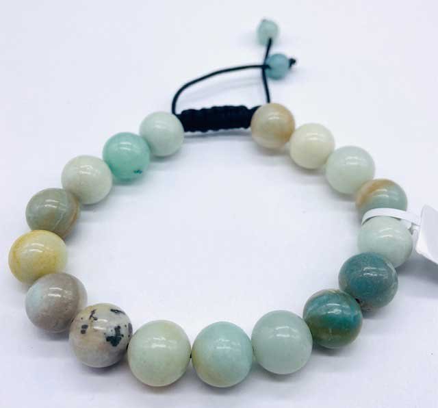 (image for) 10mm Amazonite bracelet