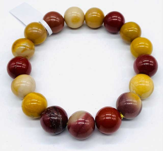 (image for) 12mm Mookaite bracelet