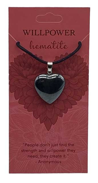 (image for) Willpower Hematite heart